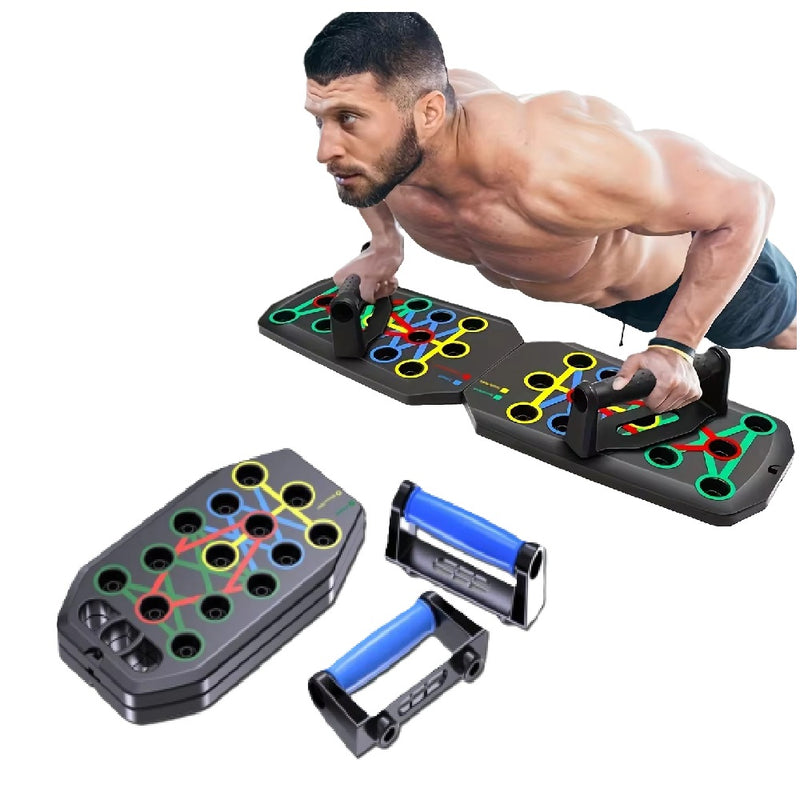 Nexora 20-in-1 Home Gym Push-Up Board System – Full Body Training Kit